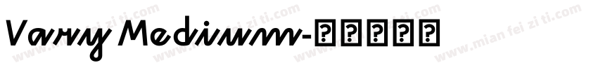 Vary Medium字体转换